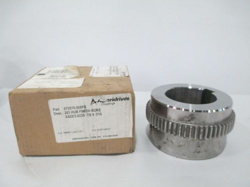 NEW AMERIDRIVES 073570-000FB 203 7/8 X 7/16IN FINISH 3.622/3.6235IN HUB D271896