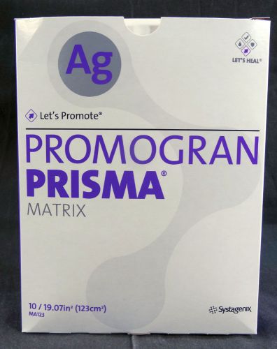 Systagenix promogran prisma matrix ma123 - box of 10 exp: 6/2015 for sale