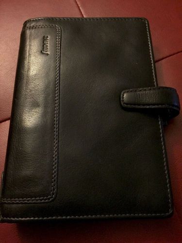 Filofax Black Personal Holborn