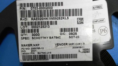 400-pcs schottky 30v dual cc nxp bat54c215 54c215 bat54c for sale