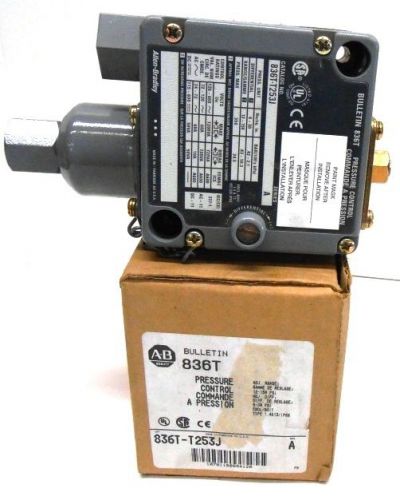 ALLEN BRADLEY, PRESSURE CONTROL SWITCH, 836T-T253J, SERIES A 12-150 PSI