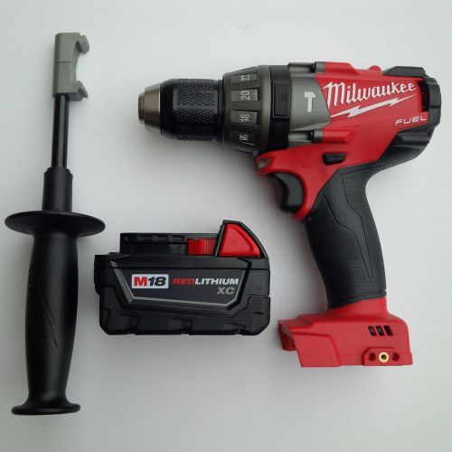 Milwaukee FUEL 2604-20 18V 1/2&#034; Brushless Hammer Drill, 48-11-1828 Battery M18