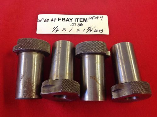 ACME SF-64-28 Slip-Fixed Renewable Drill Bushings 1/2&#034; x 1&#034; x 1-3/4&#034; Lot of 4