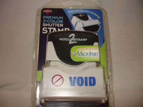 Cosco 035539 accu-stamp 2 shutter void 2 color for sale