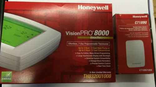 Honeywell (3) Vision Pro 8000 TH832OU1008 touchscreen thermostat