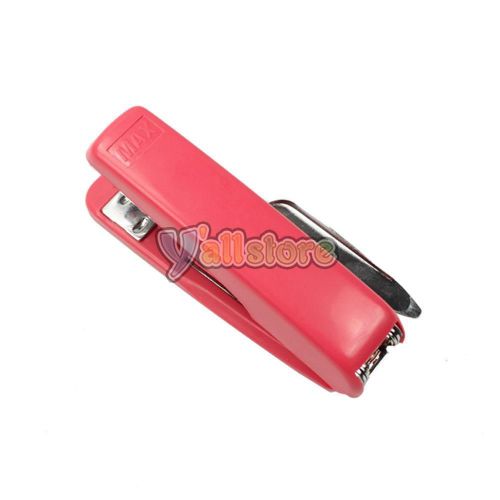 New Portable Mini Student Office School Desktop Stapler Durable Stable Red