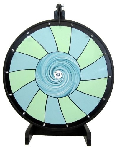 30&#034;  swirl color dry erase trade show prize wheel - blemish near center for sale