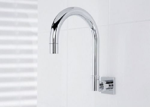 300 MM LINSOL QUATTRO HIGH END SWIVEL BATHROOM WALL BATH / SPA CHROME SPOUT