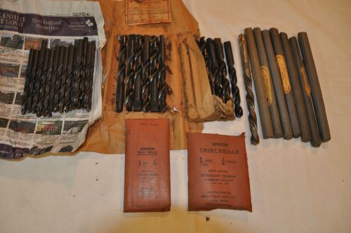 Misc. metal drill bits  64 pieces   never used for sale