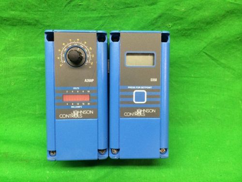 JOHNSON CONTROLS A350PS-2C TEMPERATURE CONTROL W/ D350AA-1C TEMP. MODULE