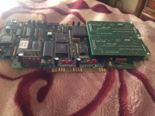 Simplex card 4100-6014 565-516 4120 W/565-413&amp;565-413 WIRED MEDIA CARD BOARD