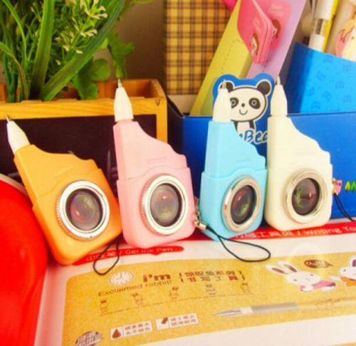 B0041 Cute Cartoon Camera Ball Pen Stationery Ballpoint Office Study Hot x1 1pc