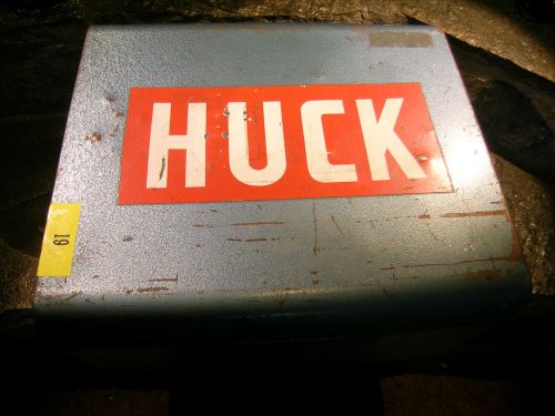 HUCK MODEL 353 PNEUMATIC RIVETER W/ 12 complete tip 3 partial + extras, Aviation