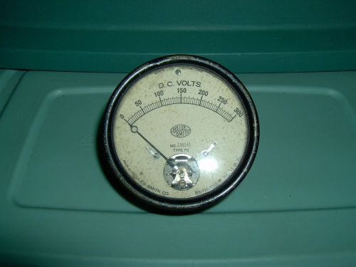 VINTAGE ROLLER-SMITH D.C. VOLTS METER.