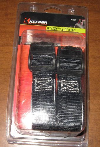 LASHING STRAPS 1&#034; Wide 8 Ft long 1 pkg of 2,  Keeper # 85207, light duty