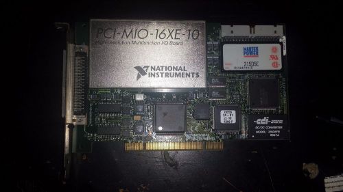 National Instruments NI PCI-MIO-16XE-10 Highresolution Multifunction I/O Board