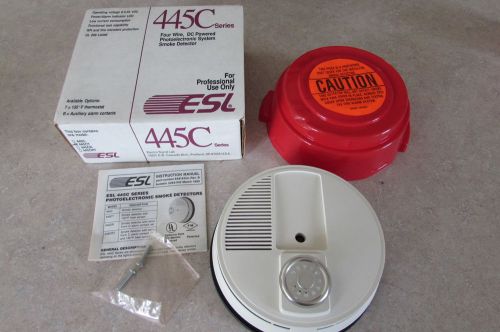 GE Security ESL 445CT Smoke Detector w/ heat sensor 12/24vdc - Free Ship