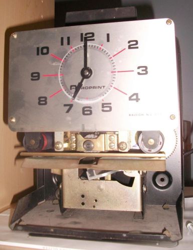 ACROPRINT Model 125NR4 HEAVY DUTY MANUAL TIME CLOCK RECORDER With Keys.