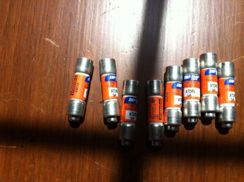 amp trap fuses atdr5 k218302 600VAC 5A