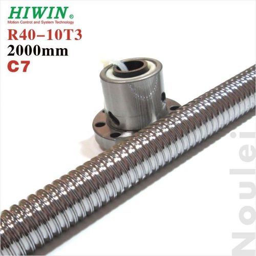 Custom HIWIN 4010 ballscrew 2000mm C7 with ballnut + end machined CNC kit