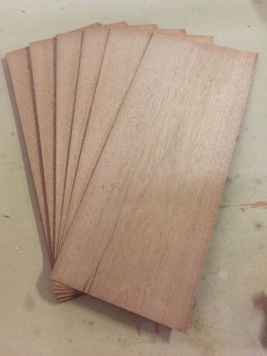 Wood Veneer Jatoba 8x20 20pcs total Raw Veneer &#034;EXOTIC&#034; JA2 5-12-15