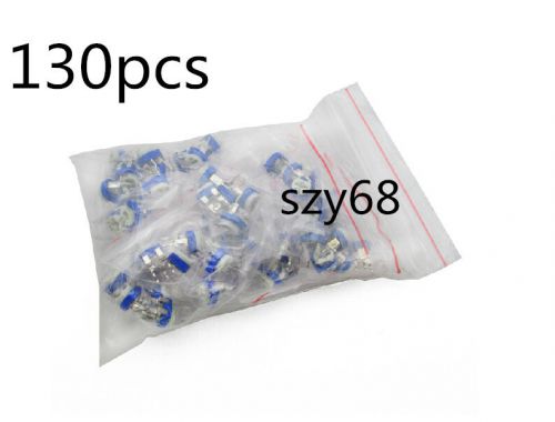 130pcs Variable Resistors Potentiometer 13Value Assorted 100 ohm ~ 1M ohm Kit