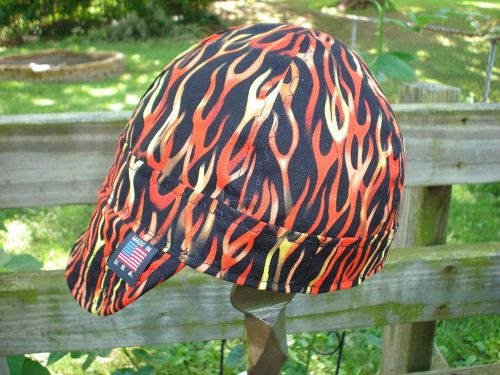 Reversible Flames Gambeeno Welding Hat, Cap, Fitter Hat