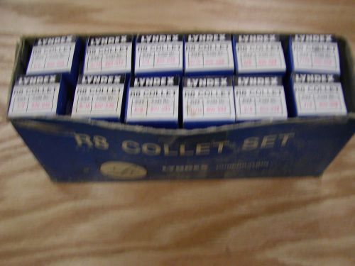 R8 collet set, new, lyndex, (12) collets, 1/8 - 7/8&#034; by 16ths for sale