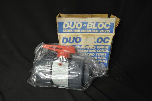 ASAHI AV VALVE TRUE UNION DUO BLOC VALVE 2&#034; ~ PVC ~ SOCKET TYPE