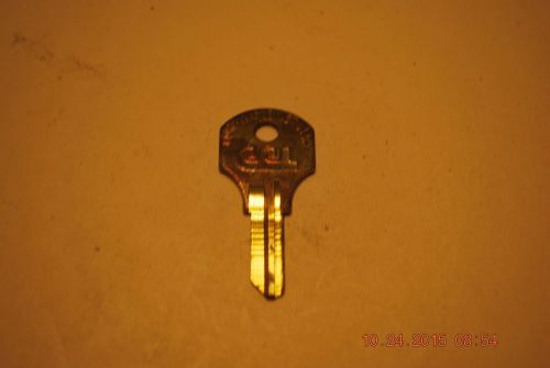 CCL 5865JVR BR Cabinet Lock Keyblank Equiv. Ilco S1000V