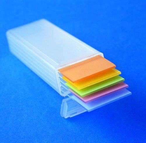 Karter Scientific 212F2 Plastic Microscope Slide Mailer Holds 5 Dispenser box...