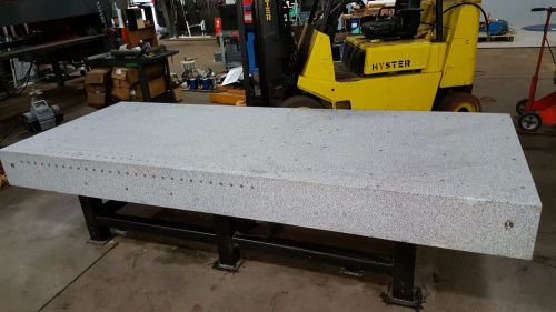 Starrett Tru-Stone AA Grade Granite Surface Plate w Stand 10&#039; x 47 1/4&#034; x 10&#034;