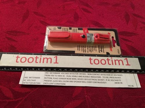 Meterman ac voltage detector #vt201 (46) for sale