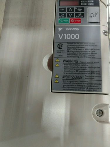 Yaskawa 10HP 17.5 Amps V1000 VFD CIMR-VU4A0018FAA Variable Frequency Drive NIB