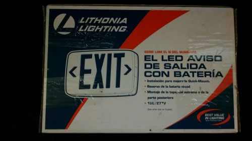 New Lithonia Lighting Emergency Led EXIT Sign Unit