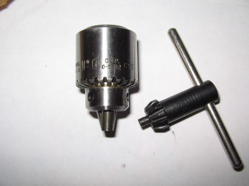 Jacobs # 0 Drill Chuck/Key, JT0 Mount, 0-5/32&#034; Capacity, NOS, wel