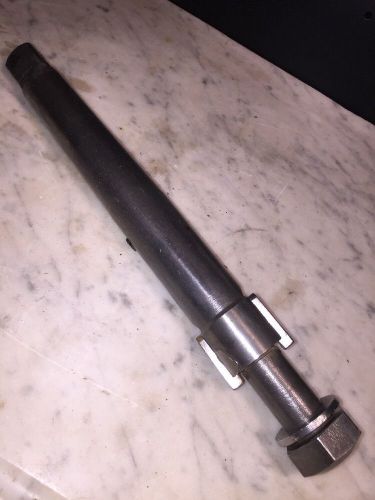 4MT 12&#034; Mandrel With 7/8&#034; Dia. Threaded  Shaft Adjustable Lathe Tooling