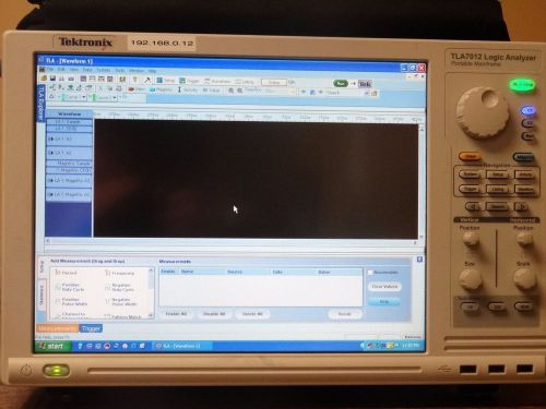 TEKTRONIX TLA7012 LOGIC ANALYZER +TLA7AB42 + Two P6980 Probes