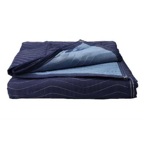 US Cargo Control Moving Blanket (Single) 72&#034; X 80&#034; Mega Mover Blue / Light Blue