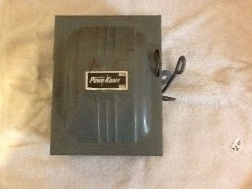 Vintage Metal Fuse Box GREY