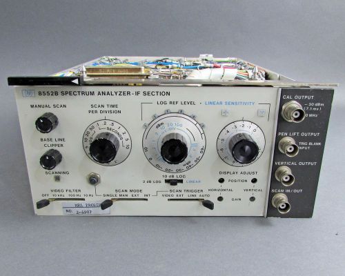 Hp / agilent 8552b spectrum analyzer - if section for sale