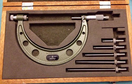 Mitutoyo 0-6&#034; micrometer set 104-137 for sale