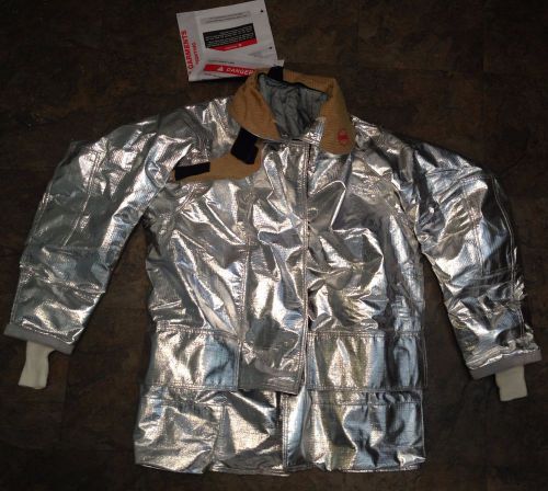 GLOBE GXTREME ALUMINIZED PBI Firefighter Turnout Jacket Size 44 x 35 &#039;05