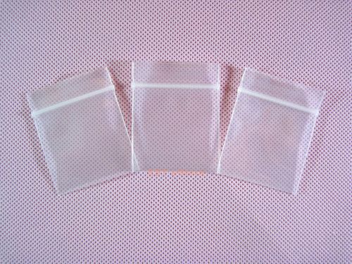 200 thick reclosable zipper plastic ziplock bags 4 mil_1.2&#034; x 1.5&#034;_30 x 40mm for sale