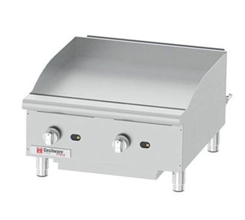 GMCW CECILWARE PRO 24&#034;W COUNTEROP GAS GRIDDLE 60,000 BTU - GCP24