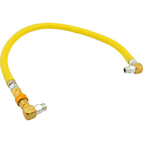 T &amp; S HG-4D-48S GAS HOSE FLEX CTD 3/4X 48 W/90