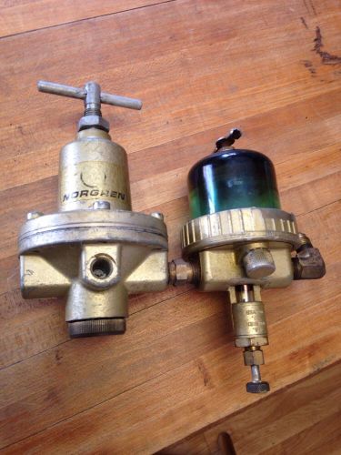 Vintage Norgren Safety green bowl Oiler Air Compressor Filter