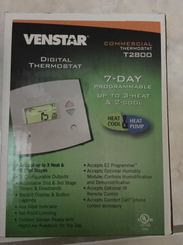 Venstar Commercial 7-Day Programmable Thermostat T2800