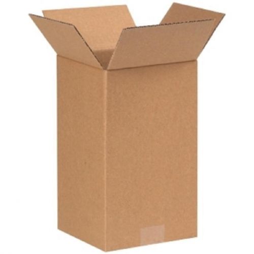 Corrugated cardboard tall shipping storage boxes 7&#034; x 7&#034; x 14&#034; (bundle of 25) for sale