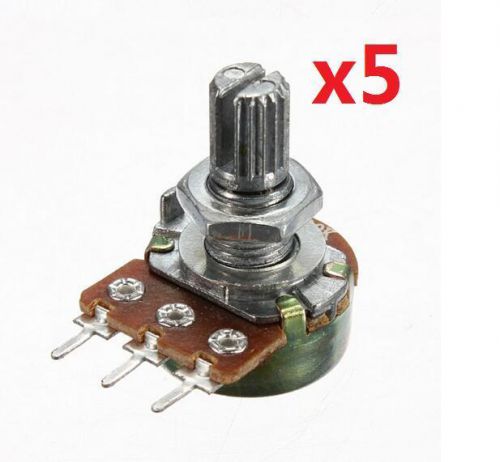 DZ905 100K B100K OHM Linear Taper Rotary Potentiometers x5 5PCS